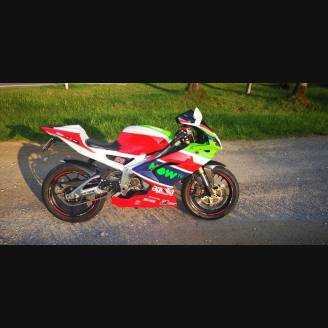 Painted street fairings in abs compatible with Aprilia RS 125 2006 2010 MXPCAV12391 Tipo di verniciatura Economic