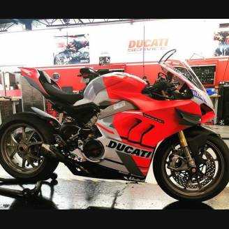 Lackierte Rennverkleidung Ducati Panigale V4 V4S 2020 Matt Fluo -MXPCRV12412