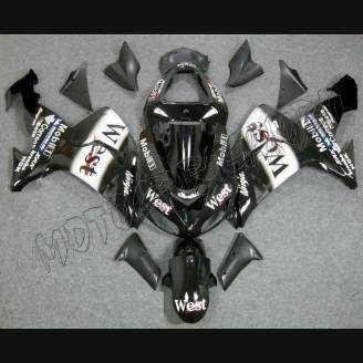 Painted street fairings in abs compatible with Kawasaki ZX10R 2006 - 2007 - MXPCAV1764