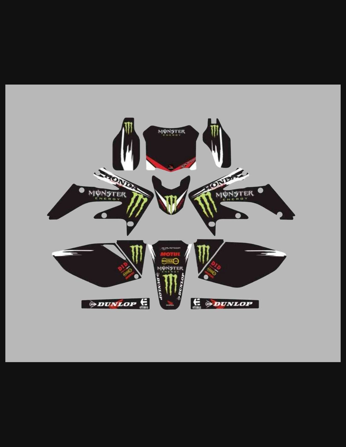 Sticker set compatible with per Honda CRF 150 2006 2010