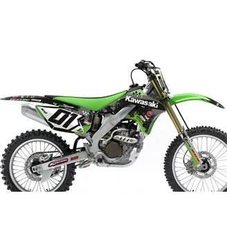 Aufkleber Satz kompatibel mit per KAWASAKI KXF 250 2006 2008 MXPKAD14066