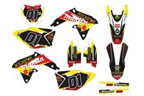 Kit Autocollants compatible avec per SUZUKI RMZ 450 2008 - 2017  - MXPKAD14186