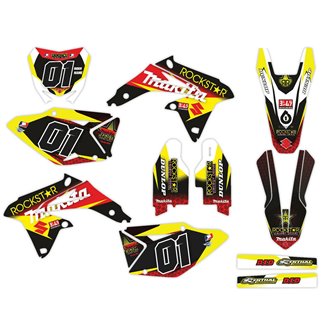 Sticker set compatible with per SUZUKI RMZ 450 2008 - 2017  - MXPKAD14186