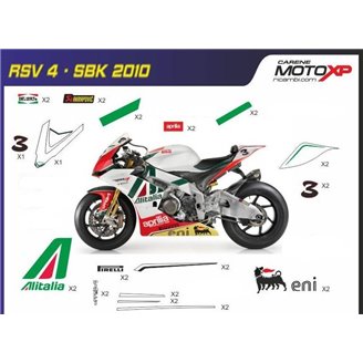 Sticker set compatible with Aprilia RSV4 2015 - 2020 - MXPKAD8054