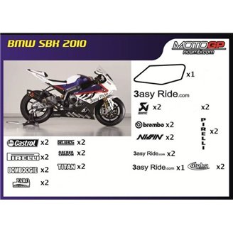 Sticker set compatible with Bmw S 1000RR 2015 - 2018 - MXPKAD8002