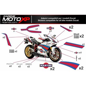 Kit Autocollants compatible avec Ducati Panigale V4S 2018 - 2019 - MXPKAD8695