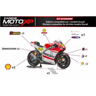 Kit adesivi compatibile con Ducati Panigale V4S 2018 - 2019 - MXPKAD8679