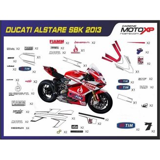 Kit Autocollants compatible avec Ducati 748 916 996 998 - MXPKAD601