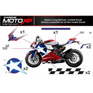 Kit de pegatinas compatible con Ducati 748 916 996 998 - MXPKAD5344