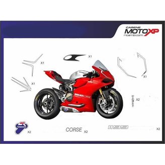 Kit de pegatinas compatible con Ducati 749 999 2005 2006 - MXPKAD8419