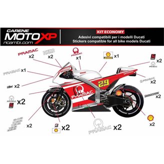 Kit Autocollants compatible avec Ducati 959 1299 Panigale - MXPKAD8609