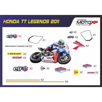 Kit de pegatinas compatible con Honda Cbr 1000 RR 2008 - 2011 - MXPKAD9353