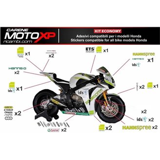 Kit adesivi compatibile con Honda Cbr 600 RR 2013 2019 MXPKAD9079 Tipo di Carene Carene da strada