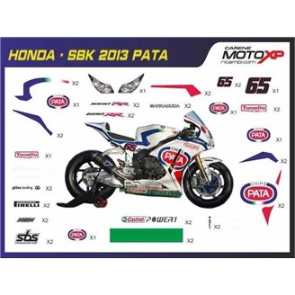 Kit de pegatinas compatible con Honda Cbr 600 RR 2009 - 2012 - MXPKAD9008