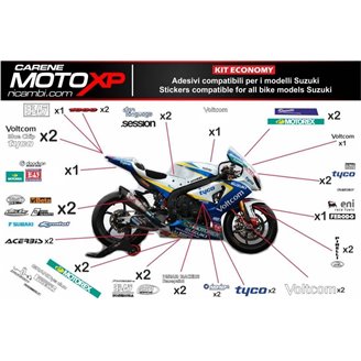 Kit de pegatinas compatible con Suzuki Gsxr 1000 2017 - 2022 - MXPKAD10465