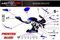 Kit Autocollants compatible avec Suzuki Gsxr 1000 2017 - 2022 - MXPKAD10497