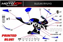 Sticker set compatible with Suzuki Gsxr 1000 2017 - 2022 - MXPKAD10497