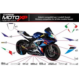 Honda CBX-200 2001 decals set -  - Best moto decals