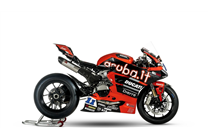 Lackierte Rennverkleidung Ducati Panigale V2 2020 - 2023 + Schrauben, Schnellverschlüsse - MXPCRV14217