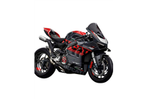 Painted street fairings in abs compatible with Ducati Panigale V4 V4S for Akrapovic exhaust 2020 -2021 - MXPCAV16590