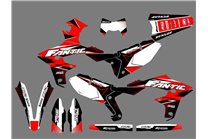 Sticker set compatible with per FANTIC 250F 250 XEF 2021 - 2022  - MXPKAD16803