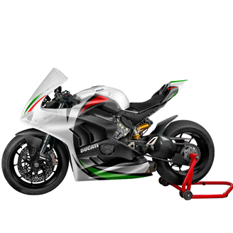 Lackierte Rennverkleidung Carbon TEX Ducati Panigale V4 V4S V4R 2022-2023 - MXPCRV16909