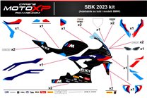 Sticker set compatible with Bmw S 1000RR 2023 - 2024 - MXPKAD17022