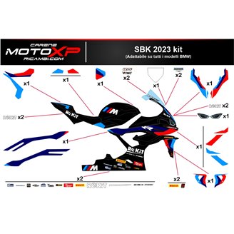 Sticker set compatible with Bmw S 1000RR 2023 - 2024 - MXPKAD17022