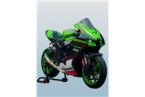 Carenage en abs pour la roue avec peinture compatible avec Kawasaki ZX10R 2021 - 2025 - MXPCAV18093